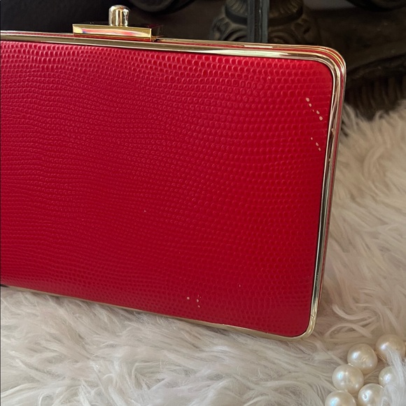 HENRI BENDEL Party Starter Box Clutch - Red